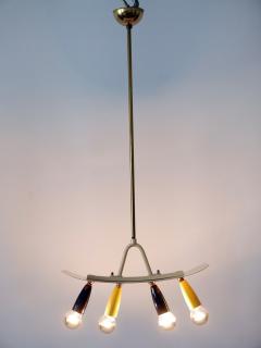 Amazing Exceptional Mid Century Modern Sputnik Pendant Lamp Germany 1950s - 3354330
