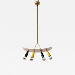 Amazing Exceptional Mid Century Modern Sputnik Pendant Lamp Germany 1950s - 3360456