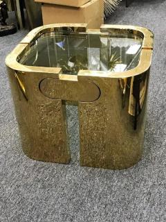 Amazing Golden Bronze Modernist Puzzle Table - 414464