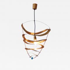 Amazing Highly Decorative Postmodern Pendant Lamp or Hanging Light Italy 1980s - 3252075