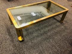 Amazing Italian Brass Coffee Table With Great Design - 739079