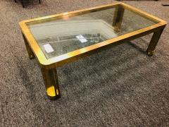 Amazing Italian Brass Coffee Table With Great Design - 739080