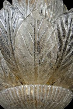 Amazing Italian Murano Glass Leave Chandelier - 1532772