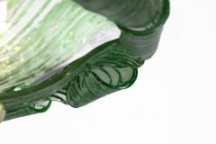 Amazing Large Green Murano Glass Leave Ceiling Light or Chandelier - 3258028