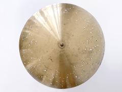 Amazing Large Mid Century Modern Brass Pendant Lamp Star Sky Germany 1950s - 3182552