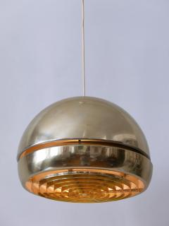 Amazing Mid Century Modern Aluminium Pendant Lamp or Hanging Light Sweden 1960s - 3625000