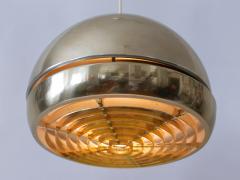 Amazing Mid Century Modern Aluminium Pendant Lamp or Hanging Light Sweden 1960s - 3625003