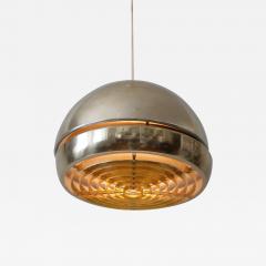 Amazing Mid Century Modern Aluminium Pendant Lamp or Hanging Light Sweden 1960s - 3627605