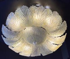 Amazing Murano Glass Leave Flush Mount or Ceiling Light - 2967039