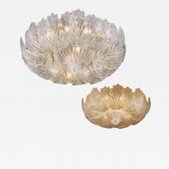 Amazing Murano Glass Leave Flush Mount or Ceiling Light - 2971103