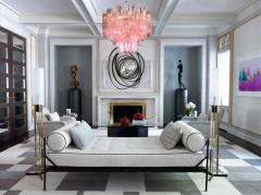 Amazing Pink Tronchi Murano Glass Chandelier - 3311515