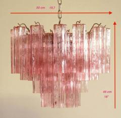 Amazing Pink Tronchi Murano Glass Chandelier - 3311521
