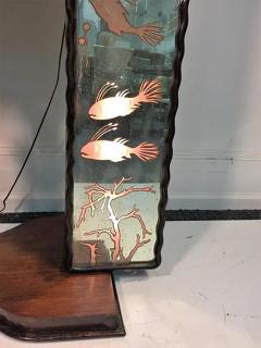 Amazing and Dramatic Illuminated Sea Creatures Italian Art Deco Bar - 452809