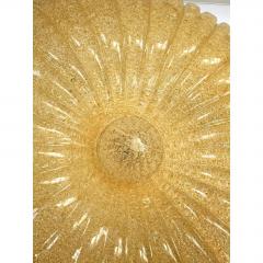 Amber Graniglia Budino Murano Glass Flush Mount in Traditional 70s Style - 4755260