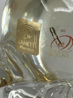Amber Murano Glass Owl by Zanetti - 2123965