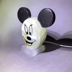 Ambient Mickey Mouse Light made from Onyx - 2387686