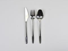 Amboss Austria 22 Sets Helmut Alder Amboss Austria 2070 Flatware Cutlery 1960s - 4554823