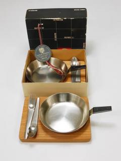 Amboss Austria 2x Carl Aub ck Pan Serving Tray Amboss 2060 Flatware Original Box 1950s - 4066571