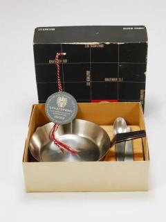 Amboss Austria 2x Carl Aub ck Pan Serving Tray Amboss 2060 Flatware Original Box 1950s - 4066575