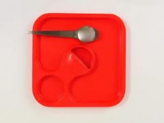 Amboss Austria 3 Amboss Party Palette Spork Sets Plate Spoon Fork Austria 1970s - 4063102