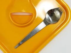 Amboss Austria 3 Amboss Party Palette Spork Sets Plate Spoon Fork Austria 1970s - 4063143