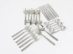 Amboss Austria Amboss Austria 2050 Modernist Flatware Cutlery for Six by Helmut Alder 1950s - 4042003