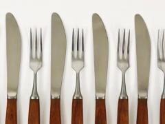 Amboss Austria Boxed Amboss Mid Century 6 Knives And 6 Forks Flatware Cutlery Austria 1950s - 4057518
