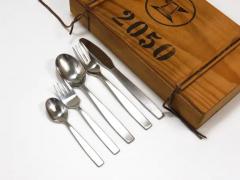 Amboss Austria Boxed Helmut Alder Amboss 2050 Flatware Cutlery for Six 30 pcs Austria 1950s - 4066740