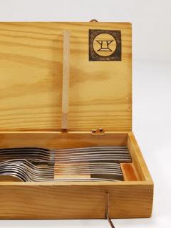 Amboss Austria Boxed Helmut Alder Amboss 2050 Flatware Cutlery for Six 30 pcs Austria 1950s - 4066752