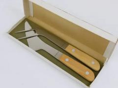 Amboss Austria Boxed Mid Century Carving Set 5009 Knife and Fork by Amboss Austria 1960s - 4041959