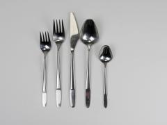Amboss Austria Helmut Alder Amboss Austria 2070 Flatware Cutlery for Six Persons 1960s - 4554807