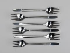 Amboss Austria Helmut Alder Amboss Austria 2070 Flatware Cutlery for Six Persons 1960s - 4554808