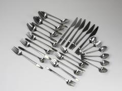 Amboss Austria Helmut Alder Amboss Austria 2070 Flatware Cutlery for Six Persons 1960s - 4554812