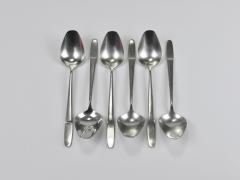 Amboss Austria Helmut Alder Amboss Austria 2070 Flatware Cutlery for Six Persons 1960s - 4554819