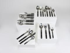 Amboss Austria Helmut Alder Amboss Austria 2300 Flatware Cutlery for Six Persons 1970s - 4557514