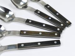 Amboss Austria Helmut Alder Amboss Austria 2300 Flatware Cutlery for Six Persons 1970s - 4557515