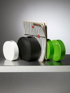 Ambrogio Pozzi Set of Three Ceramic Vases by Ambrogio Pozzi for Ceramiche Pozzi - 4724224