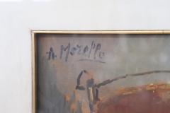 Amedeo Merello Italian Oil Painting on board Amedeo Merello Still life with Mushrooms - 3262612
