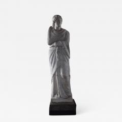 American 19th Century Greek Revival Marble Statue - 671209