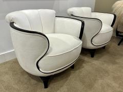 American 40s Designer Art Deco Armchairs Pair - 4641322