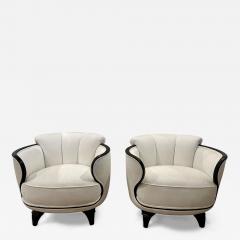 American 40s Designer Art Deco Armchairs Pair - 4745783