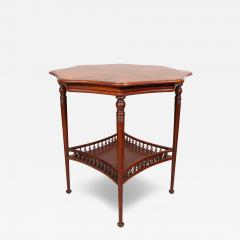 American Aesthetic Mahogany and Inlaid Table - 4152208