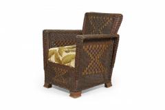 American Art Deco 3 Piece Wicker Salon Set - 2794635