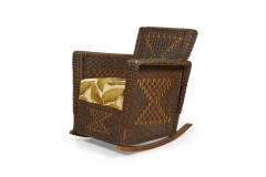 American Art Deco 3 Piece Wicker Salon Set - 4630082