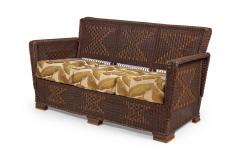 American Art Deco 3 Piece Wicker Salon Set - 4630083