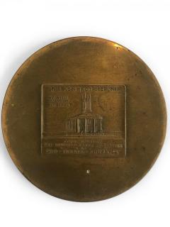 American Art Deco Bronze Commemorative Coin - 4163264
