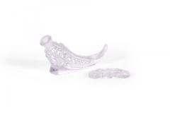 American Art Deco Cornucopia Crystal Perfume Bottle - 4672014