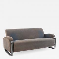 American Art Deco Gray Sofa - 1383682