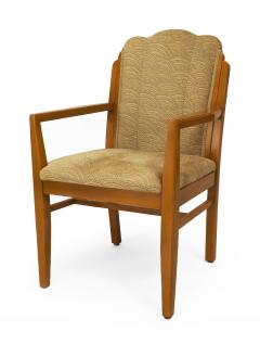 American Art Deco Scalloped Arm Chairs - 1378561