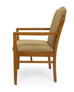 American Art Deco Scalloped Arm Chairs - 1378563